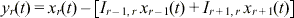 yn(t)=xn(t)-[In-1,n xn-1(t) + In+1,n xn+1(t)]